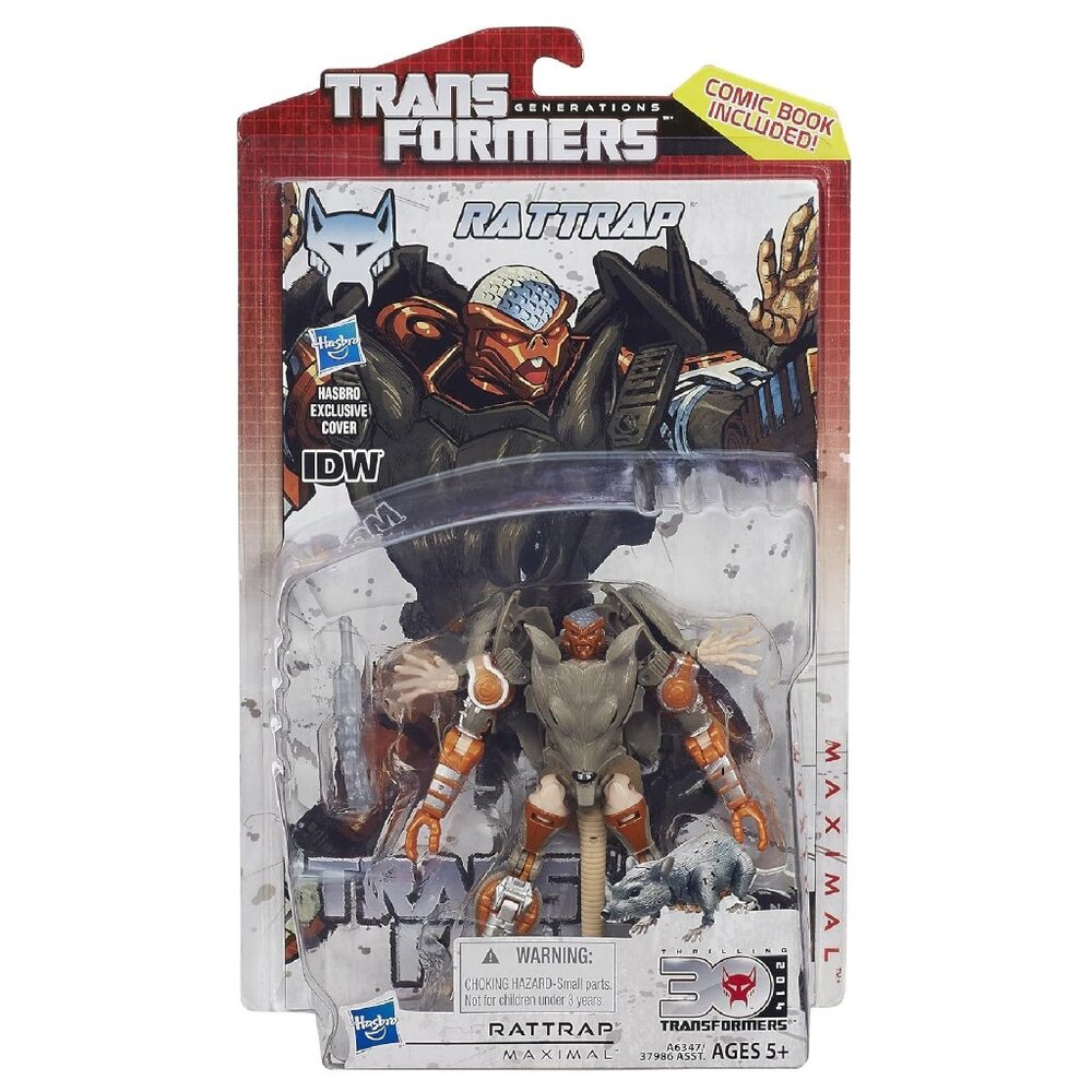 Transformers Generations Thrilling 30 Deluxe Class RATTRAP MAXIMAL 2014 SEALED